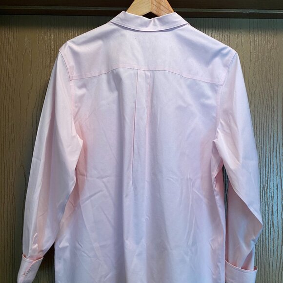 L.L. Bean 100% Cotton XL Women’s Oxford Shirt Pink Wrinkle Free Preppy & Classic - Picture 4 of 5